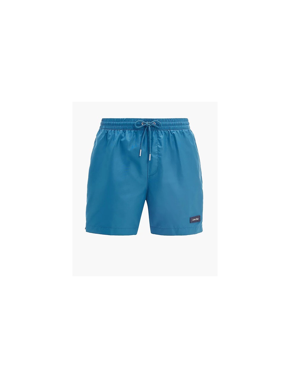 Ck - boxer con cordoncino medio - core solids km0km00721-cwj petrolCalvin Klein UomoPassioni Boutique