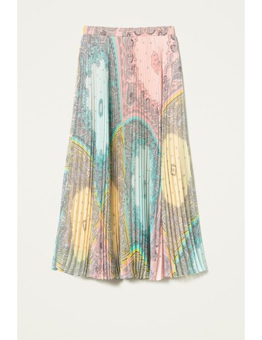 Twinset - gonna lunga con stampa patchwork bandana 221tp2707 06801TwinsetPassioni Boutique
