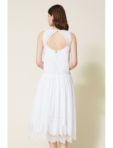 Twinset - abito longuette ricamato a mano con pizzo  221tt2022 00001TwinsetPassioni Boutique