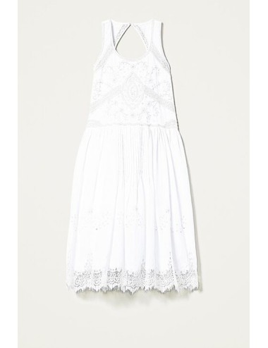 Twinset - abito longuette ricamato a mano con pizzo  221tt2022 00001TwinsetPassioni Boutique