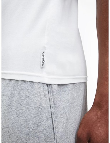 Ck - t-shirt 2pack cotton strech 000nb1088a 100 biancoCalvin Klein UomoPassioni Boutique