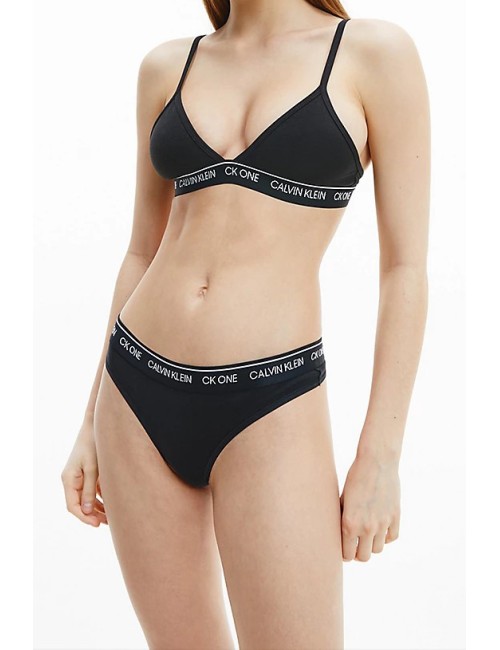 Ck - bralette top incrociato 000qf6684e-ub1 neroCalvin Klein DonnaPassioni Boutique