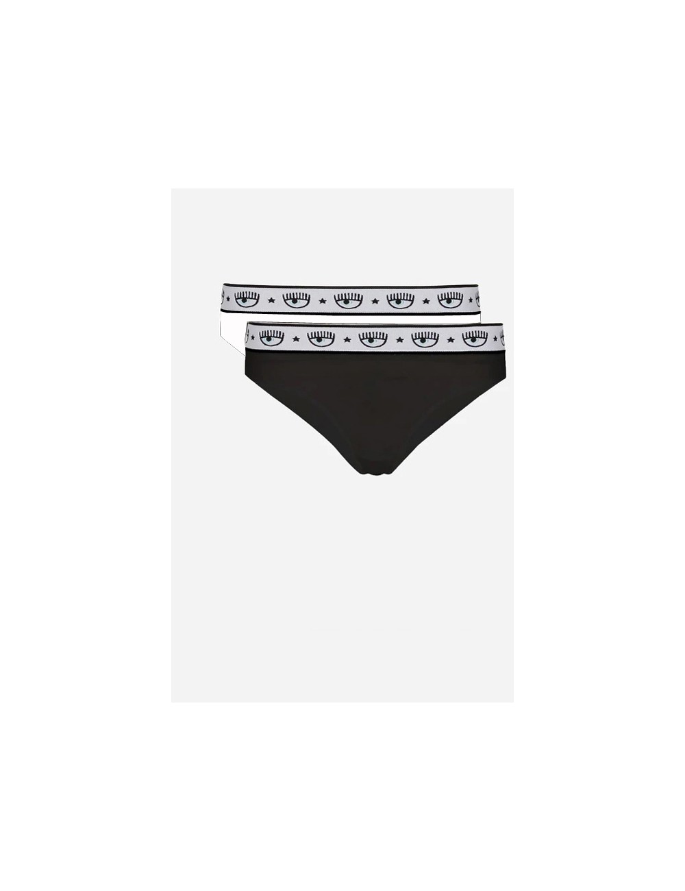 Chiaraferragni - slip brasiliano bipack logomania 4704 3224 1555 nero/biancoChiara FerragniPassioni Boutique