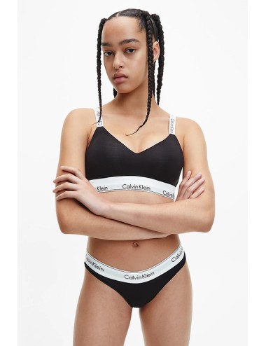 Ck - slip brasiliano modern cotton 000qf5981e-ub1 neroCalvin Klein DonnaPassioni Boutique