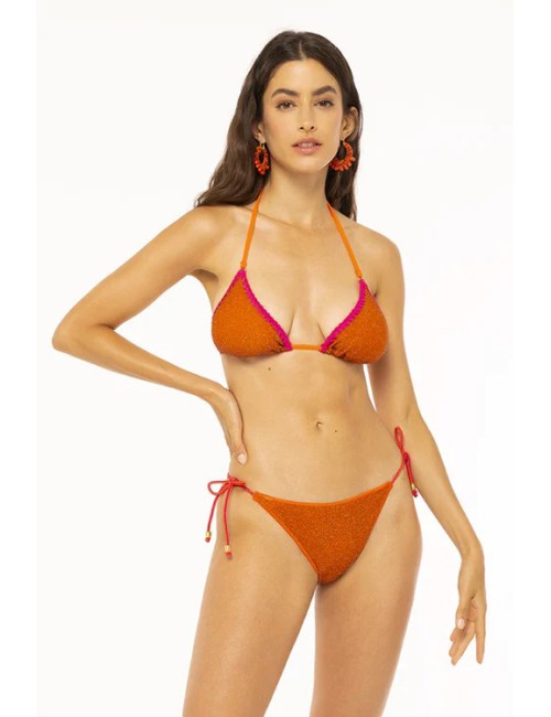 4giveness - bikini triangolo e slip laccetti must have arancione fgbw2244 0304GivenessPassioni Boutique
