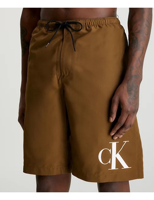 Ck - pantaloncini da surf - ck monogram km0km00805-dca navy irisCalvin Klein UomoPassioni Boutique