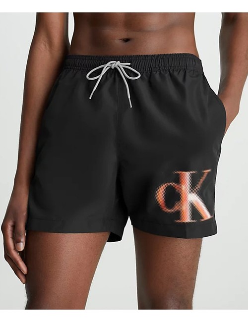 Pantaloncini da bagno con cordoncino medio - ck nylon km0km00819-dca navy irisCalvin Klein UomoPassioni Boutique
