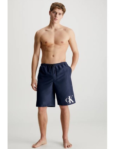 Ck - pantaloncini da surf - ck monogram km0km00805-dca navy irisCalvin Klein UomoPassioni Boutique