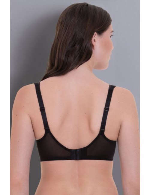 Rosa faia - reggiseno con ferretto fleur 5634 001 neroRosa FaiaPassioni Boutique