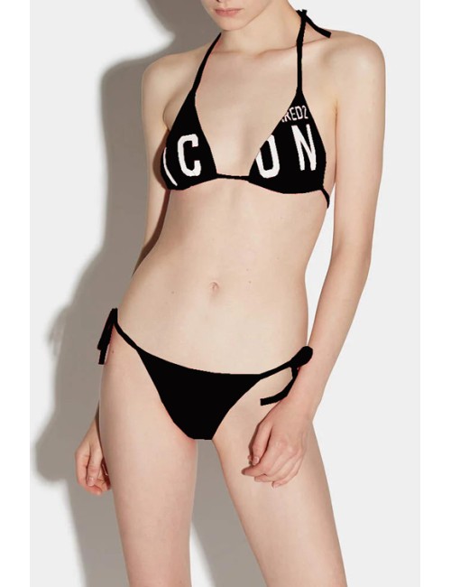 Dsquared2 - bikini triangolo + slip lacci bianco d6bx6336+d6b08336 110Dsquared2Passioni Boutique