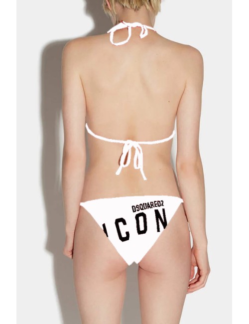 Dsquared2 - bikini triangolo + slip lacci nero d6bx6336+d6b08336 010Dsquared2Passioni Boutique
