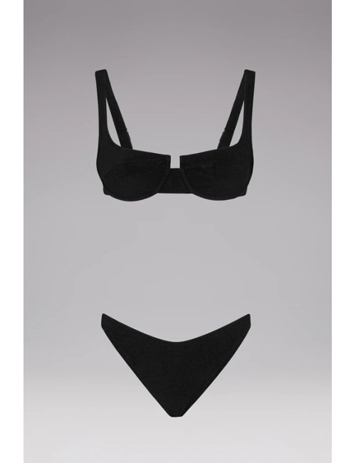 Effek - bikini con ferretto e slip fisso americano visionary dose fk23-1113nrFKPassioni Boutique