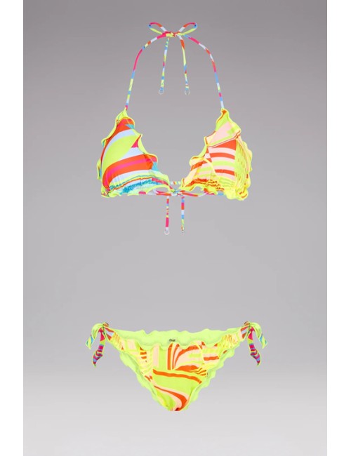 Effek - bikini triangolo e slip nodi brasiliano regolabile frou frou butterfly fk23-1579uFKPassioni Boutique