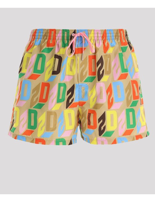 Dsquared2 - boxer midi fantasia d maxi d7b544580 286 moro/bluDsquared2Passioni Boutique
