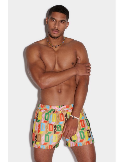Dsquared2 - boxer midi fantasia d maxi d7b544580 286 moro/bluDsquared2Passioni Boutique