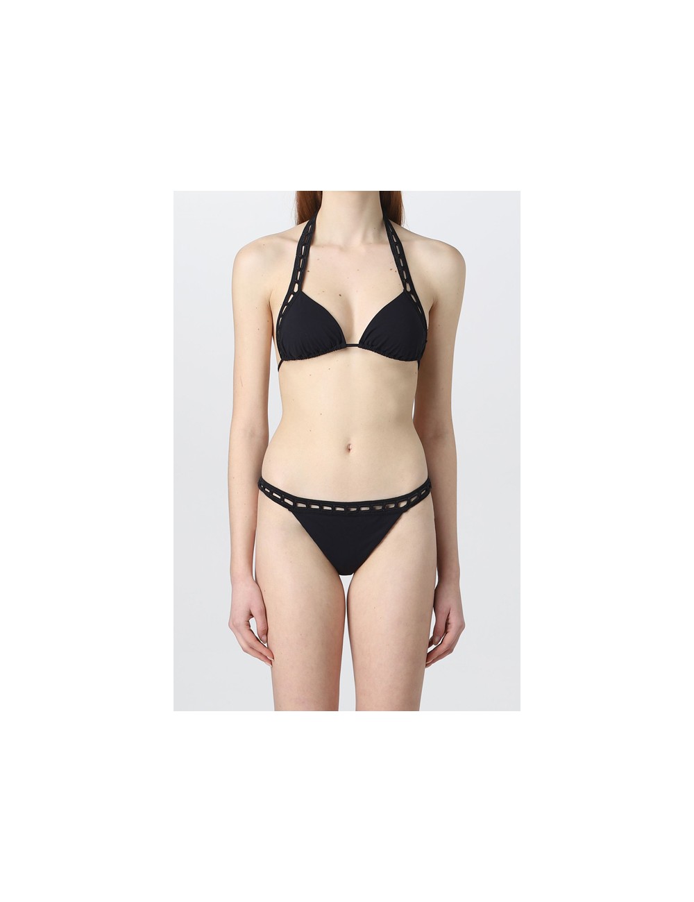 Ermanno scervino - bikini triangolo d424y346lyt 95708 neroErmanno ScervinoPassioni Boutique
