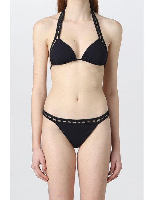 Ermanno scervino - bikini triangolo d424y346lyt 95708 neroErmanno ScervinoPassioni Boutique