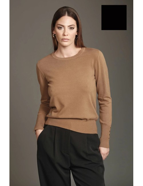Fresh flower - maglia girocollo ff200 grigioFresh FlowerPassioni Boutique