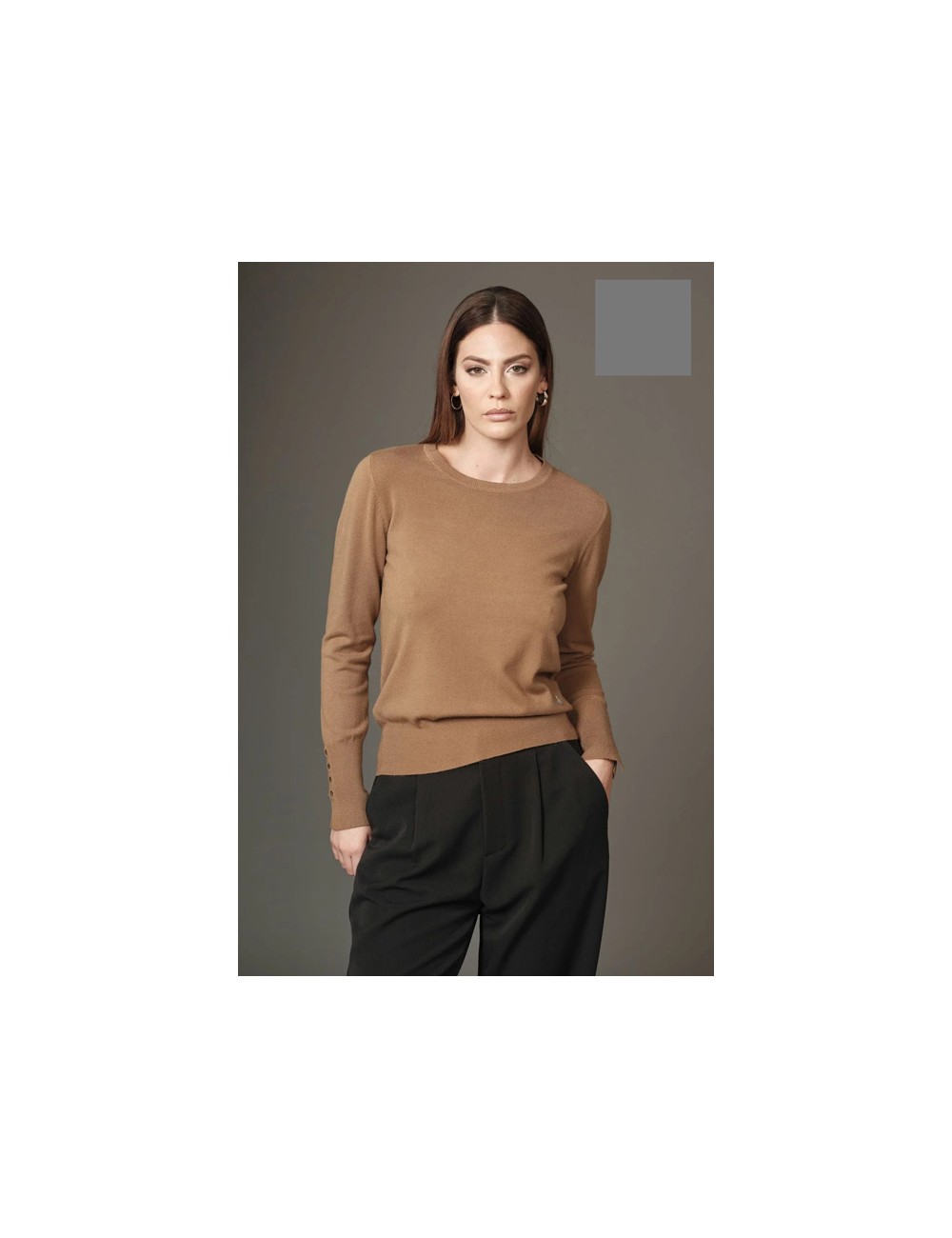 Fresh flower - maglia girocollo ff200 grigioFresh FlowerPassioni Boutique