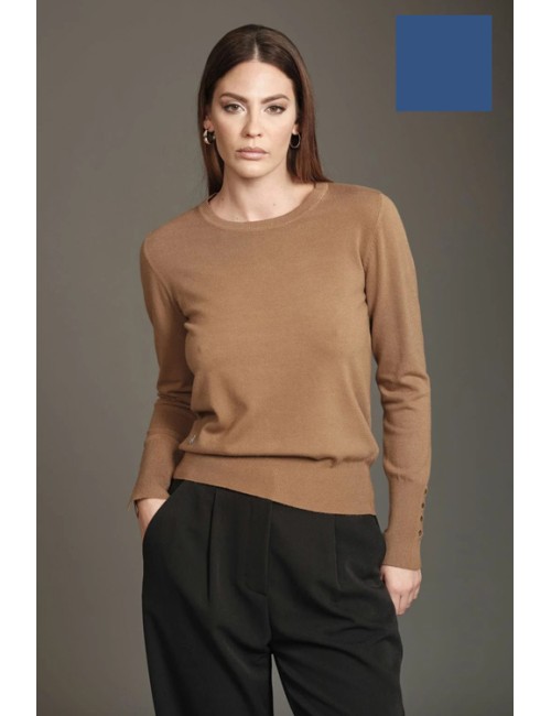 Fresh flower - maglia girocollo ff200 grigioFresh FlowerPassioni Boutique