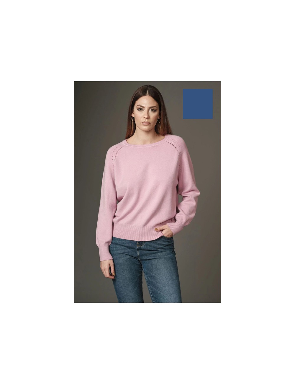 Fresh flower - maglia girocollo ff209 royalFresh FlowerPassioni Boutique