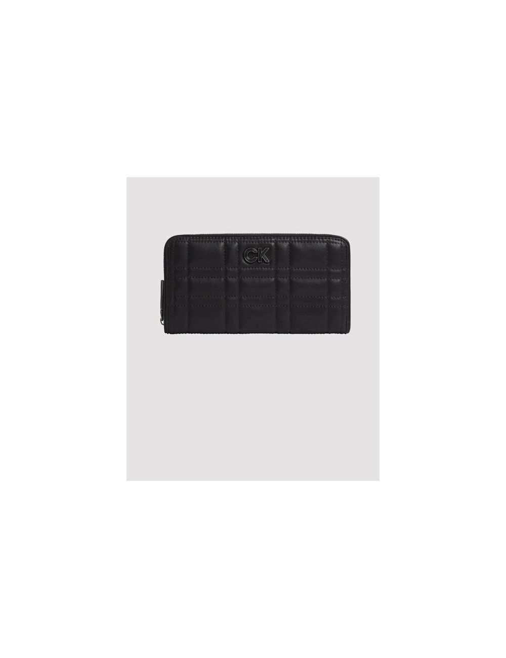 Ck - portafogli donna con cerniera trapuntata k60k609912-bax neroCalvin Klein DonnaPassioni Boutique