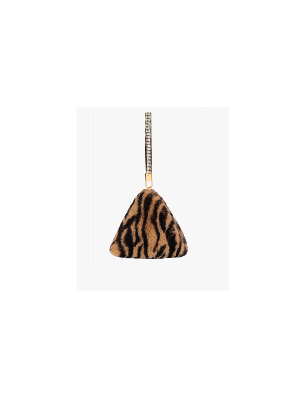 Jayley - borsa a piramide in ecopelliccia fmpbg65a09z animalier marroneJayleyPassioni Boutique
