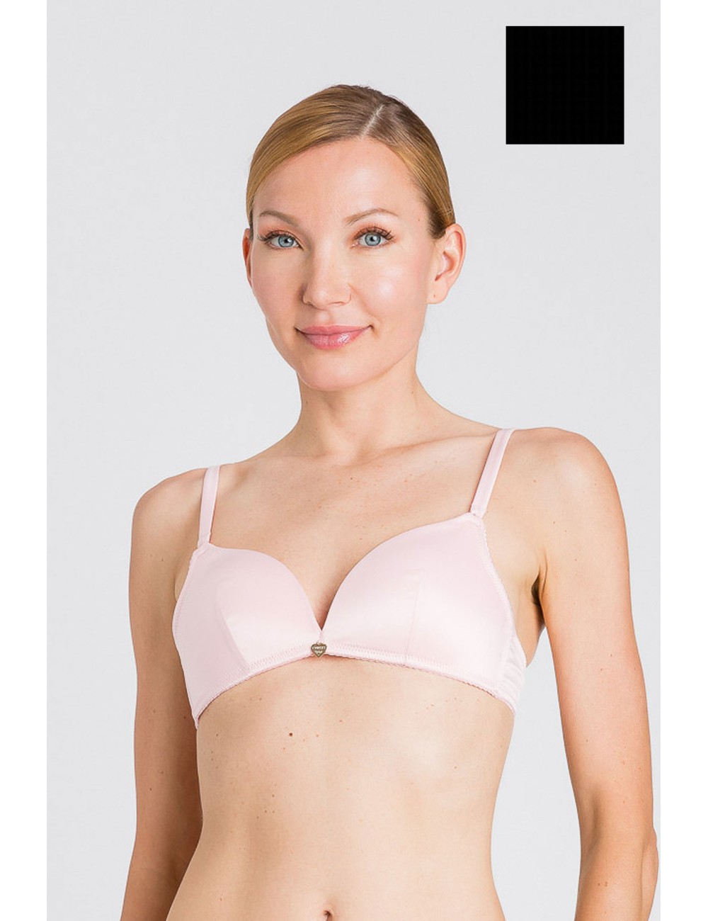 Twinset - reggiseno triangolo in raso nero 241ll6e22 00006TwinsetPassioni Boutique