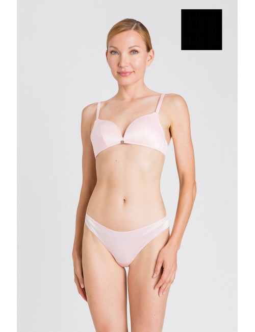 Twinset - reggiseno push-up in raso antique white 241ll6e44 00245TwinsetPassioni Boutique