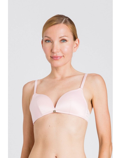 Twinset - reggiseno push-up in raso antique white 241ll6e44 00245TwinsetPassioni Boutique