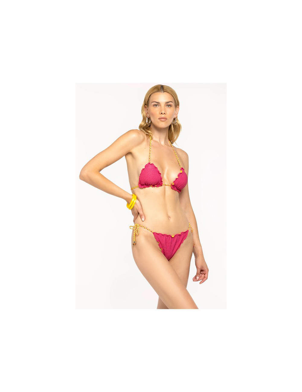 4giveness - bikini triangolo e slip must have fgbw3580 044 fuxia4GivenessPassioni Boutique
