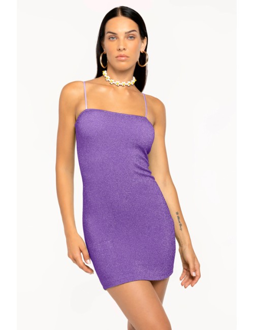 4giveness - abito corto must have  fgcw3674 070 viola4GivenessPassioni Boutique