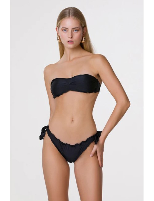 Mefui - bikini fascia e slip brasiliano con nodi frou frou mf24-1901/1904fx fuxiaMefuiPassioni Boutique