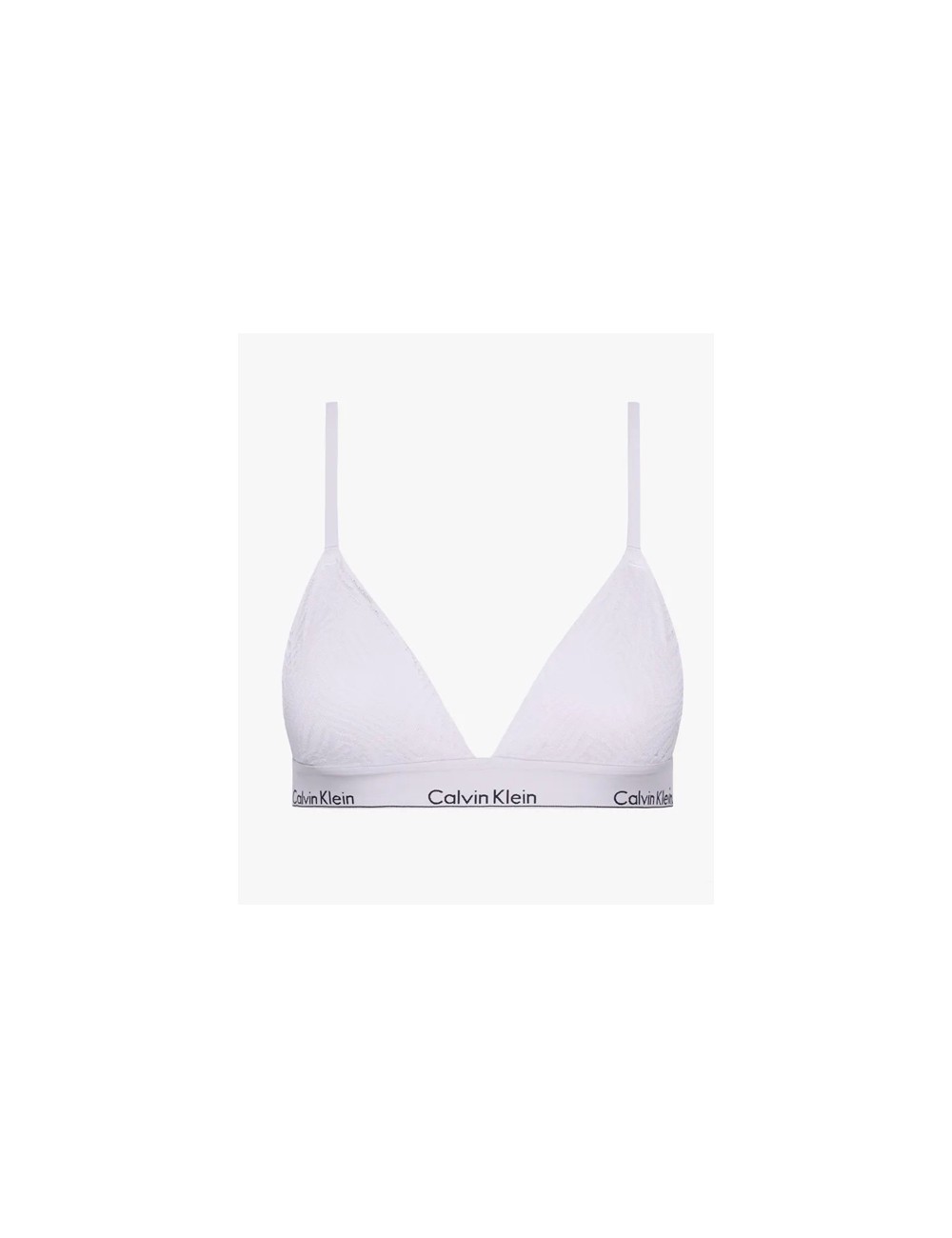 Ck - reggiseno a triangolo in pizzo con coppe preformate 000qf7077e-ll0 lillaCalvin Klein DonnaPassioni Boutique