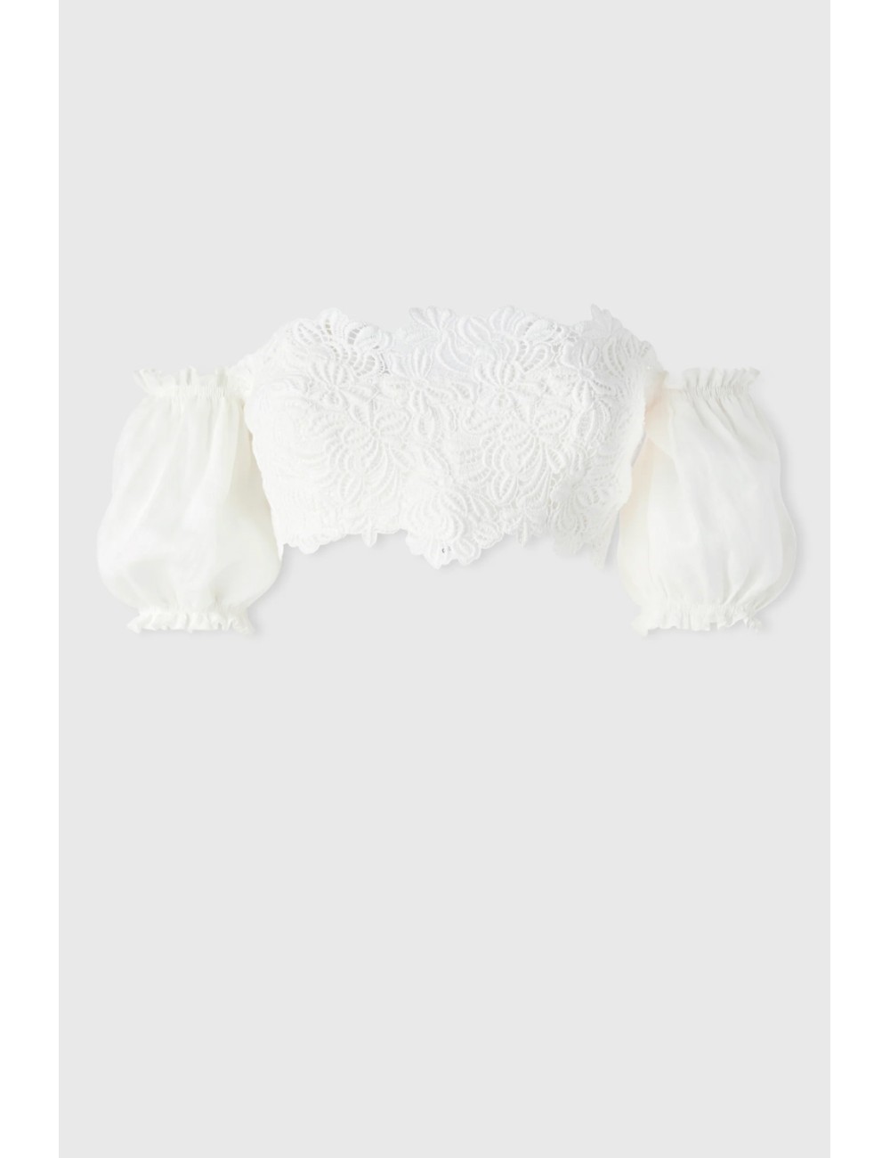 Ermanno scervino - top crop con dettaglio macramé d444l601hew 10601Ermanno ScervinoPassioni Boutique