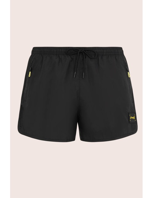 Effek - short corto con zip laterali fk24-2003bu bluFKPassioni Boutique