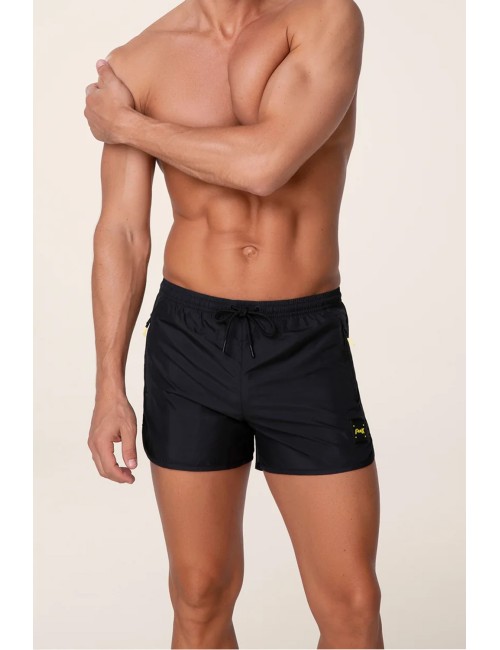 Effek - short corto con zip laterali fk24-2003bu bluFKPassioni Boutique