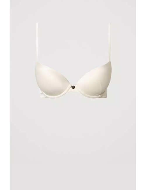 Twinset - reggiseno push-up in raso antique white 241ll6e44 00245TwinsetPassioni Boutique