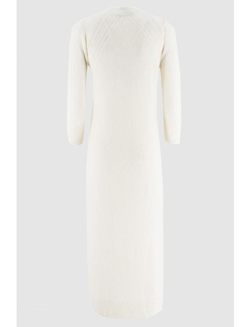 Ermanno scervino - abito mini in misto lana con collo e ricamo di pizzo d454q602sxj 95708Ermanno ScervinoPassioni Boutique