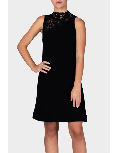 Ermanno scervino - maglia in lana, viscosa e cashmere d454l507apdyi 95708 neroErmanno ScervinoPassioni Boutique