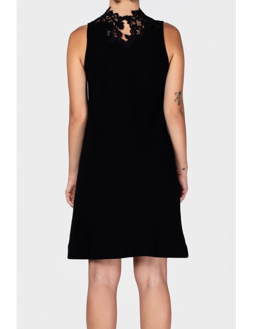 Ermanno scervino - maglia in lana, viscosa e cashmere d454l507apdyi 95708 neroErmanno ScervinoPassioni Boutique