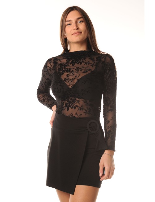 Lokita - pantalone dritto in polyviscosa 147 lok137 grigioLokitaPassioni Boutique