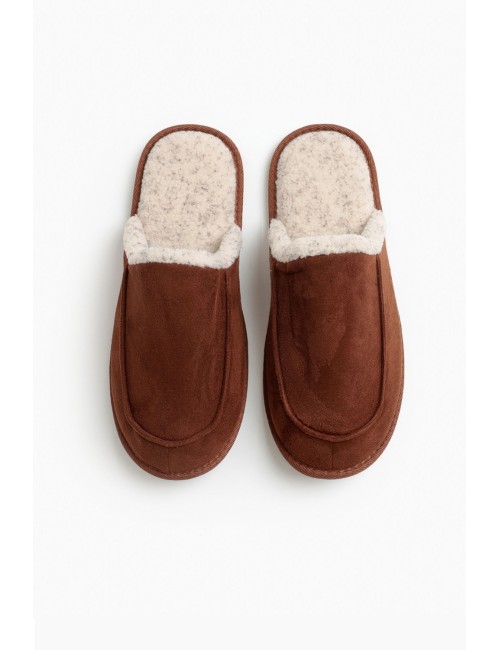 Admas - pantofole da casa uomo sherpa 69047 marroniAdmasPassioni Boutique