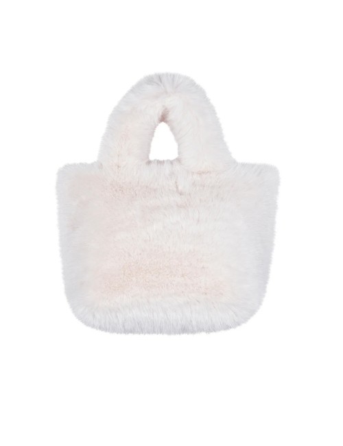 4giveness - borsa big eco pelliccia 224wac4239 003 off-white4GivenessPassioni Boutique