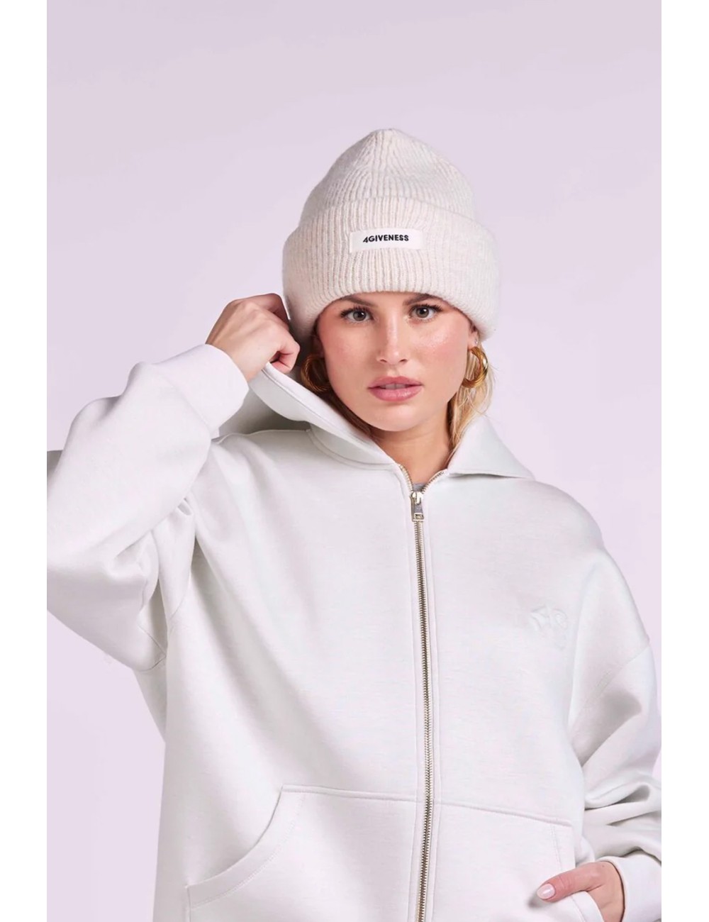 4giveness - cappello in maglia224wac4232 003 off wite4GivenessPassioni Boutique