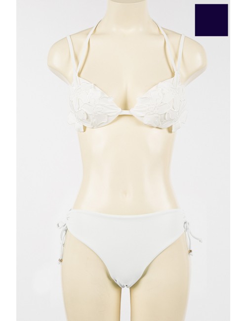 Bikini push-up e slip alto 251lmmv44 11956 classic blu +++TwinsetPassioni Boutique