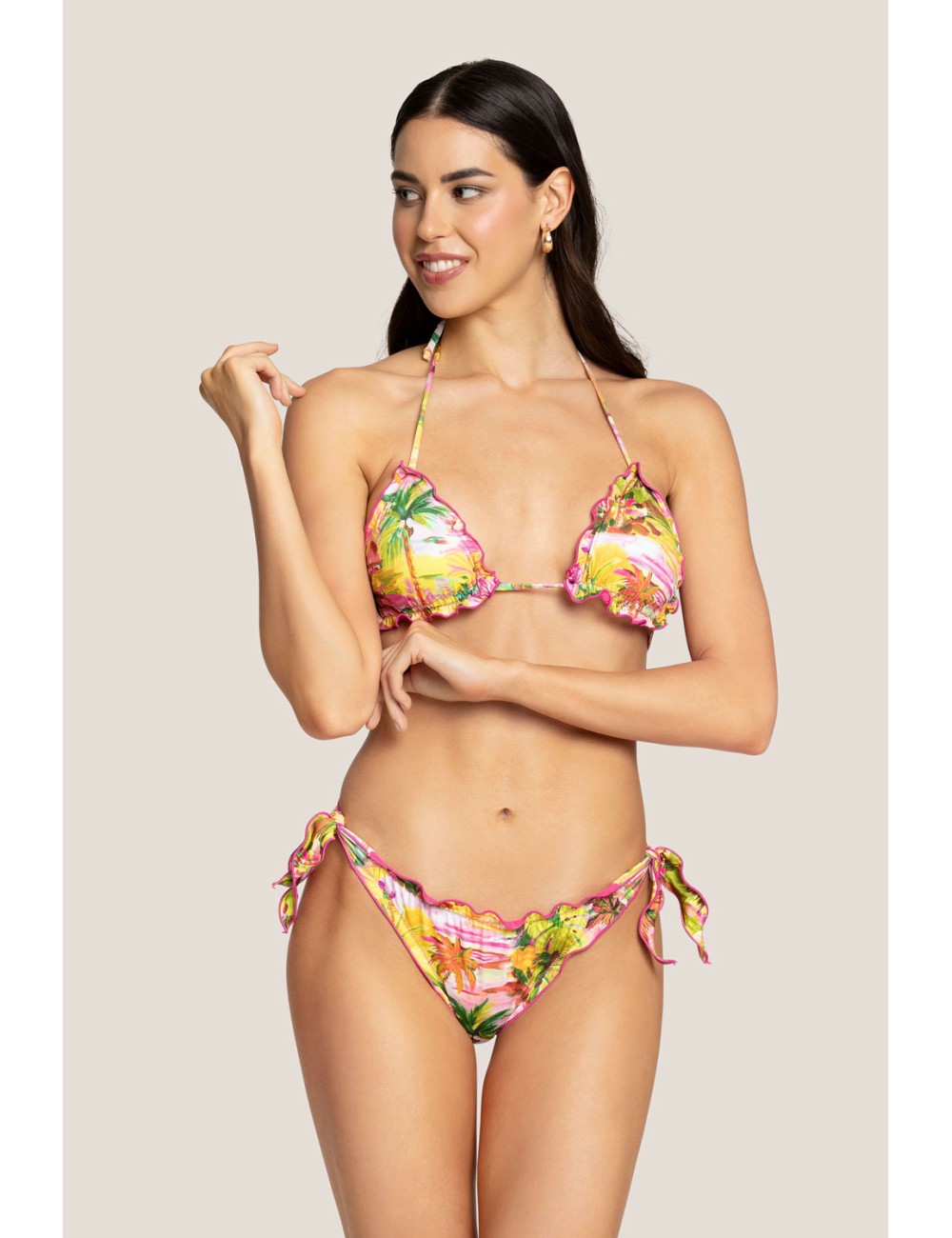 4giveness - triangolo e slip sbambolato eden soul 125wbwbk5147 2004GivenessPassioni Boutique