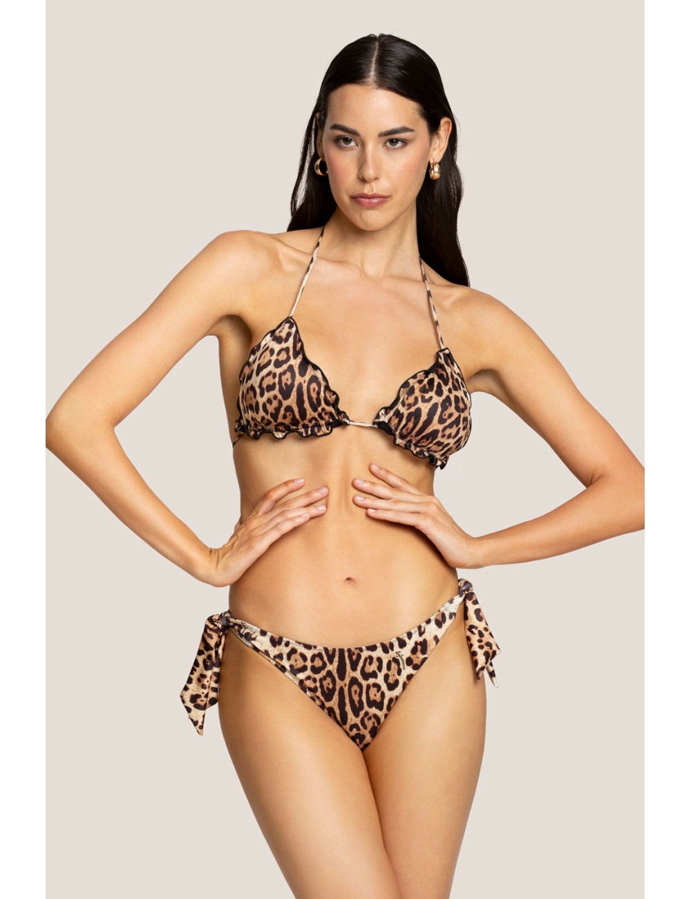 4giveness - triangolo e slip marylin sbambolati leopard 125wbwbk5403 2004GivenessPassioni Boutique