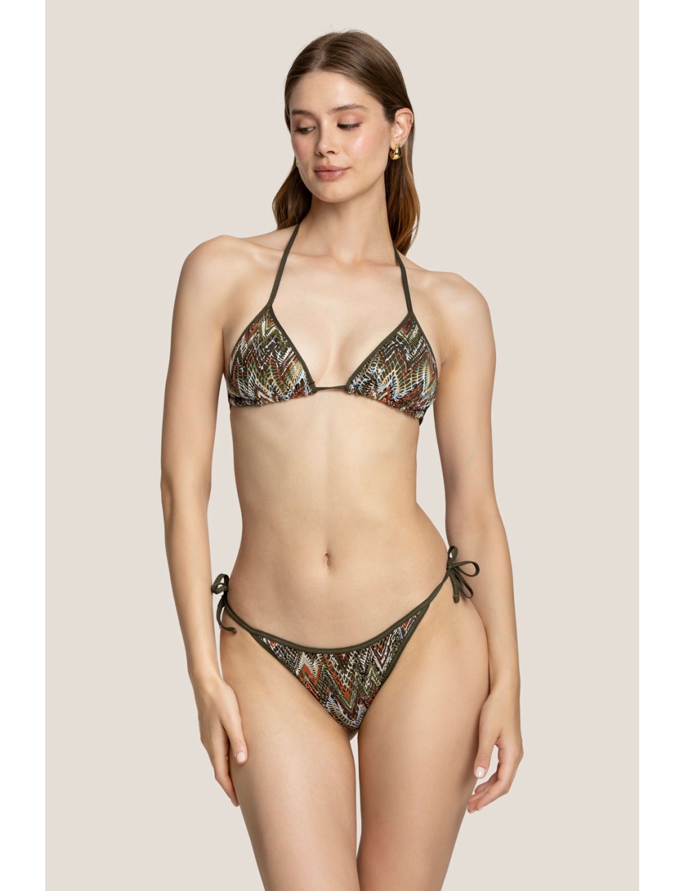 4giveness - triangolo e slip laccetti geometrical net 125wbwbk5436 2004GivenessPassioni Boutique