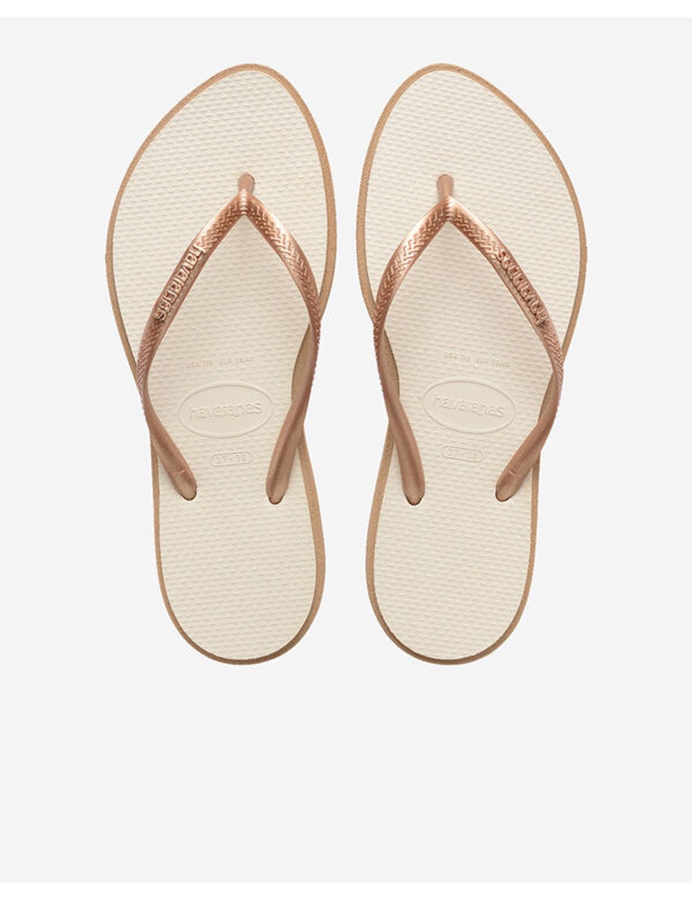 Top slim point rose gold/beige 4149584.6842 f80HavaianasPassioni Boutique
